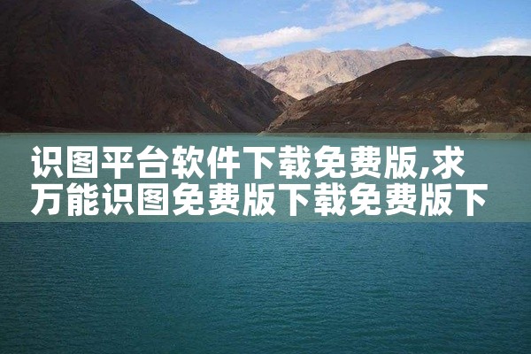 识图平台软件下载免费版